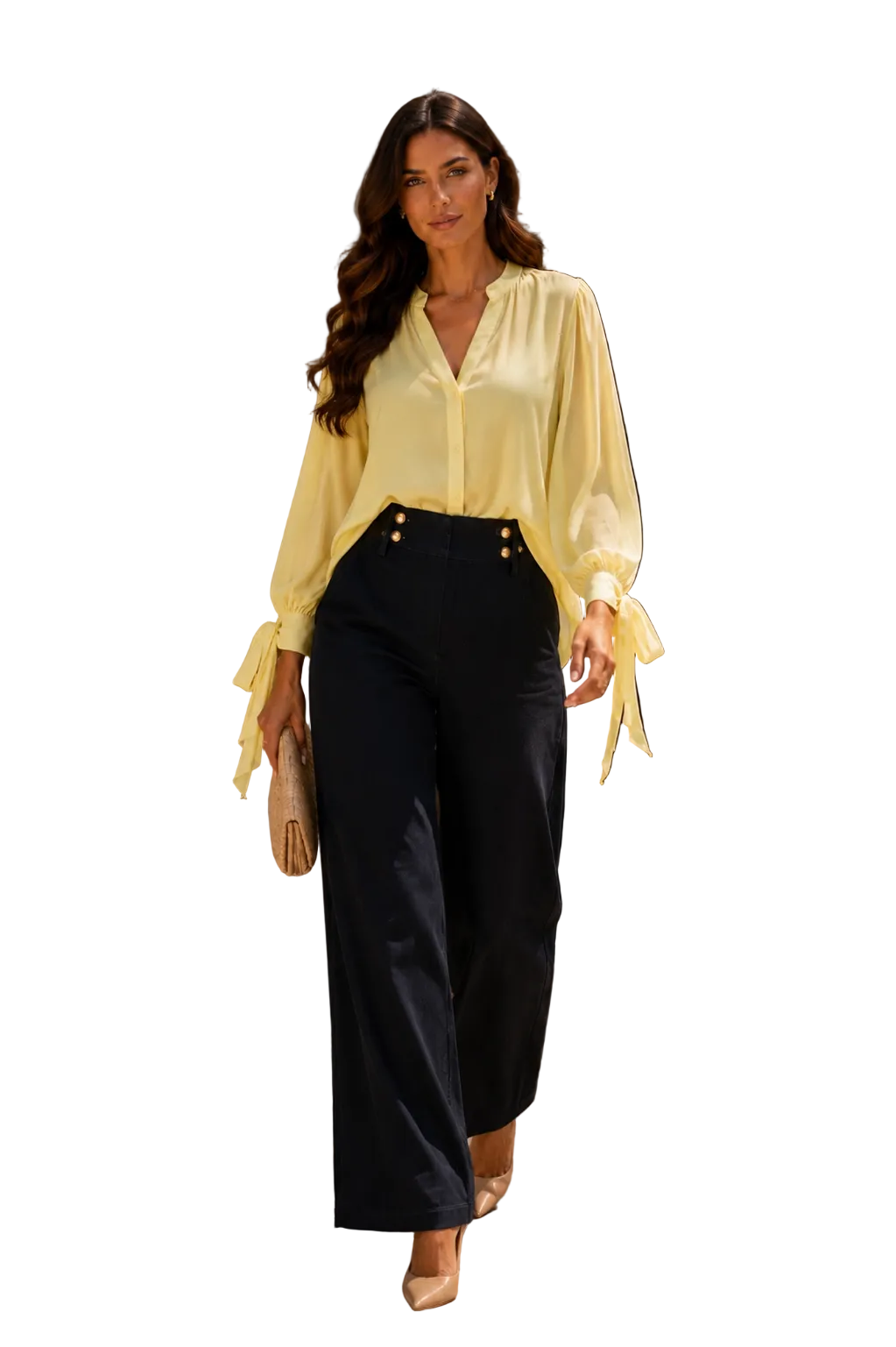 Italian collection Very Elegant Button-Up Blouse