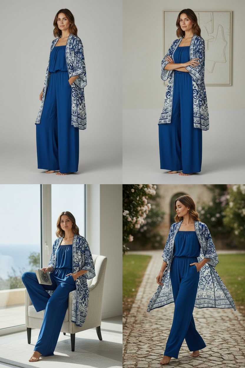 Italian collection jumpsuit set