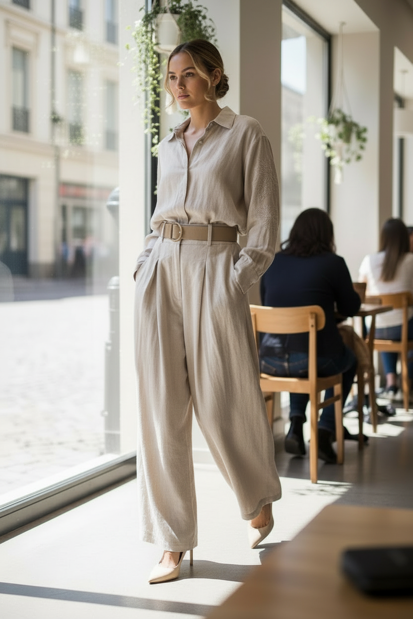 Italian Collection button down Cotton shirt