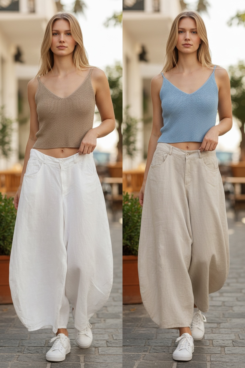 Italian Designs Ribbed Knit Crop Top