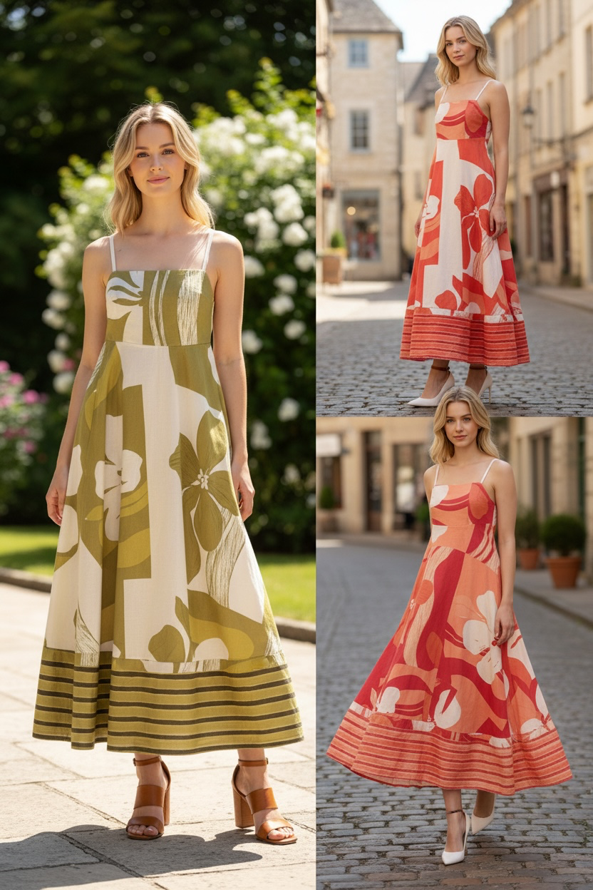 Italian design maxi dress