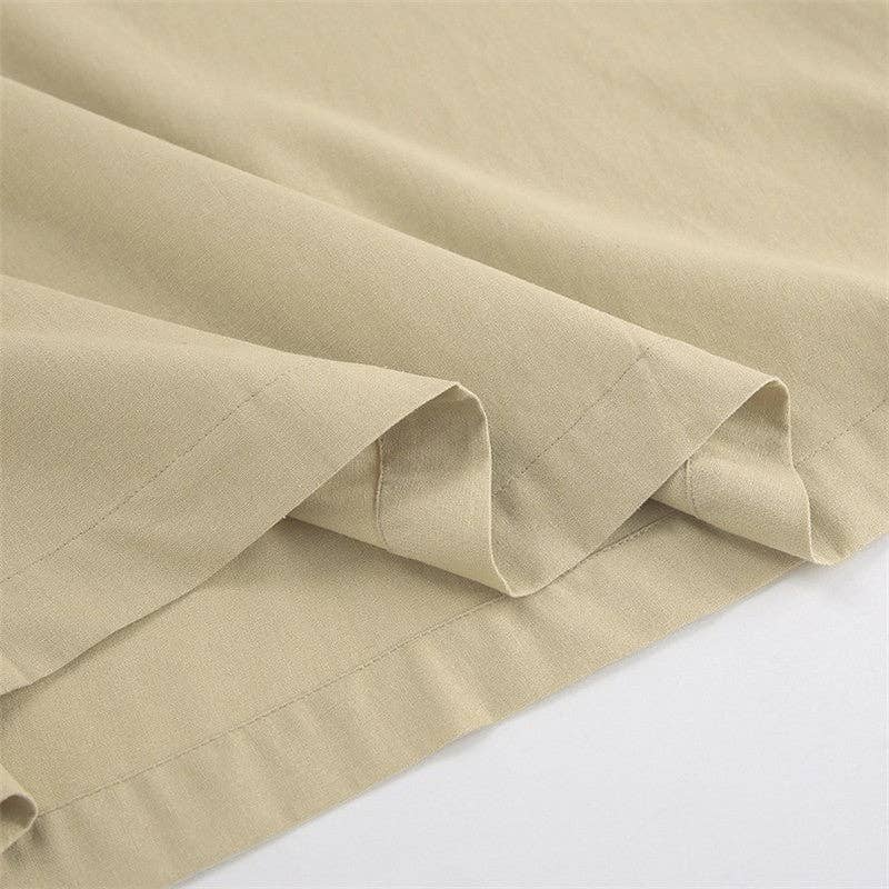 Khaki Loose Halter Maxi Dress