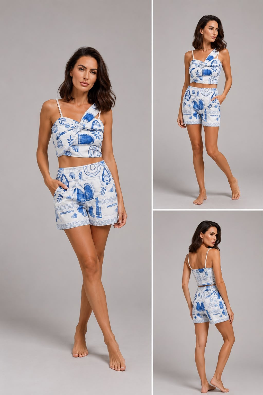 Italian Rayon Coordinated 2-Piece Set