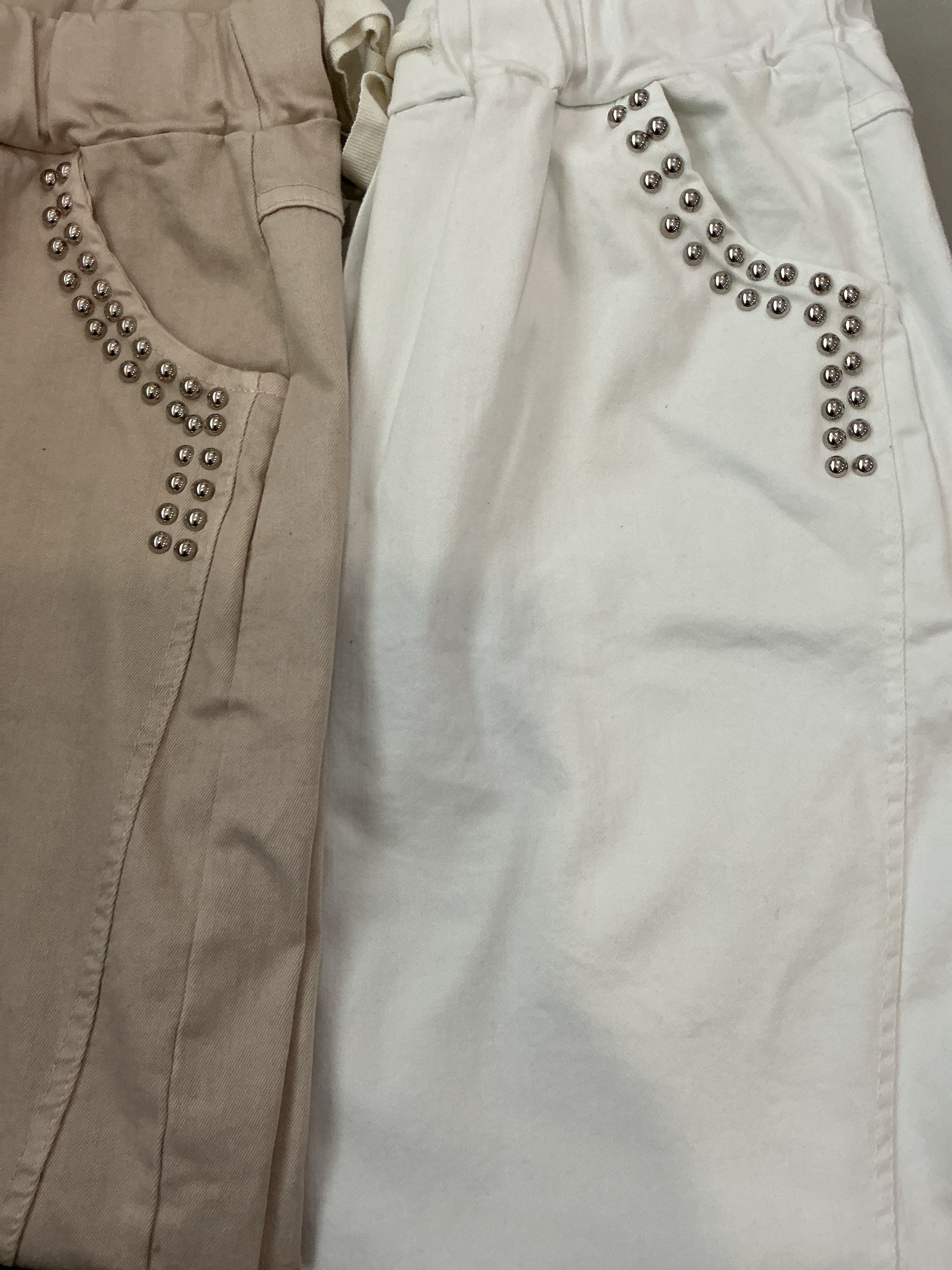 Italian collection BARREL PANTS GABARDINE