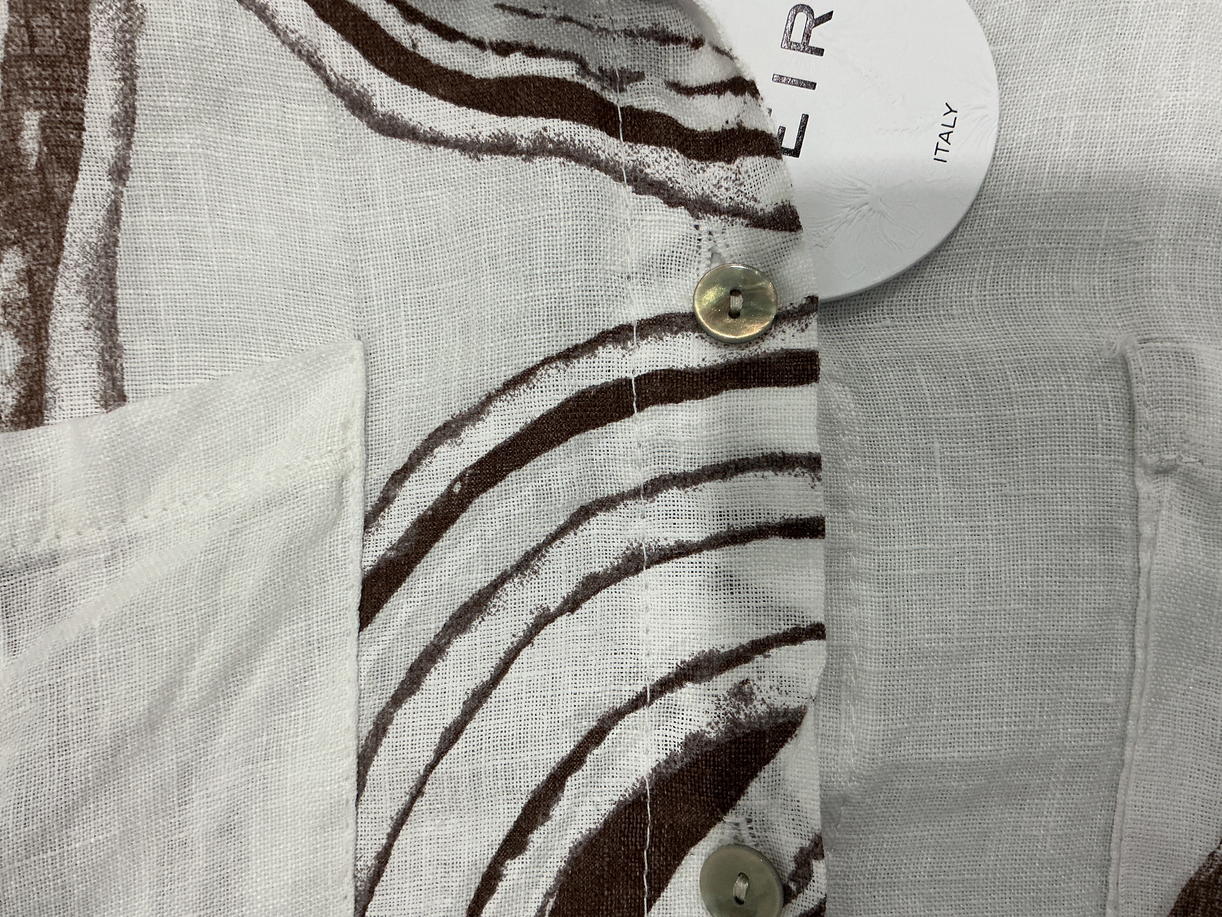 Italian Design Linen Wide Leg Set