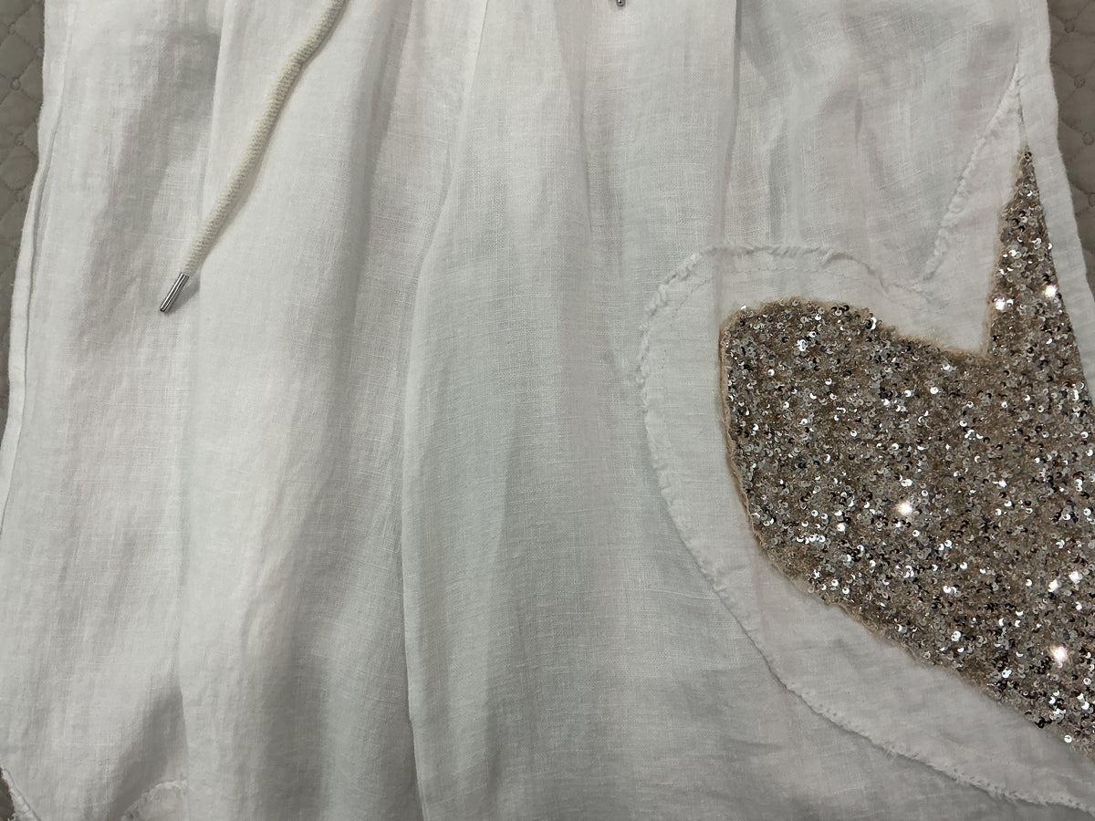 Italian collection 100% linen Loose Pants