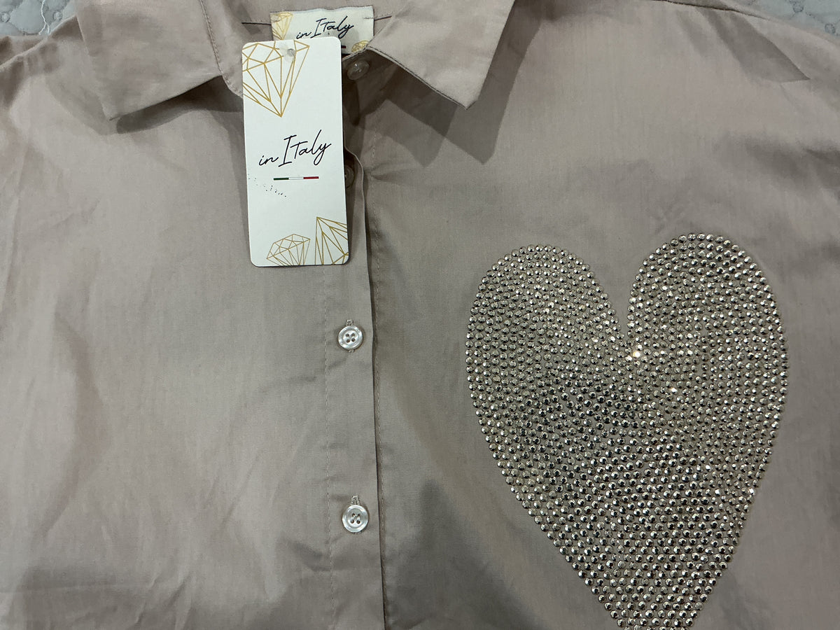 Italian Collection Loose Fit Heart Top