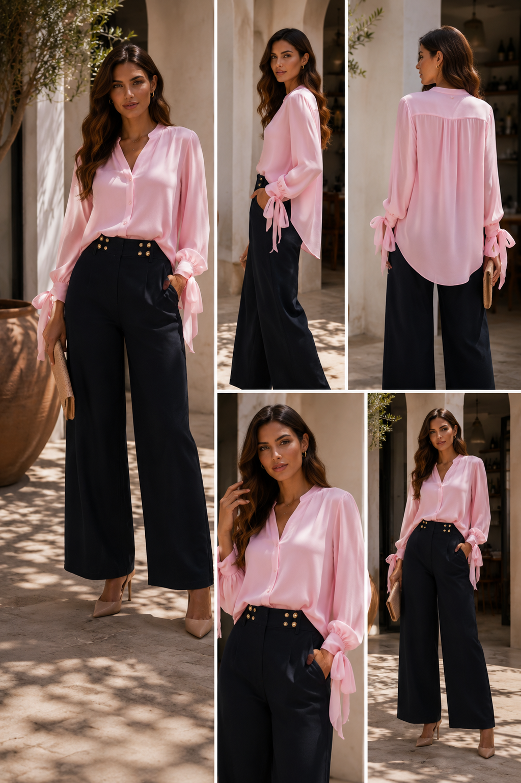 Italian collection Very Elegant Button-Up Blouse