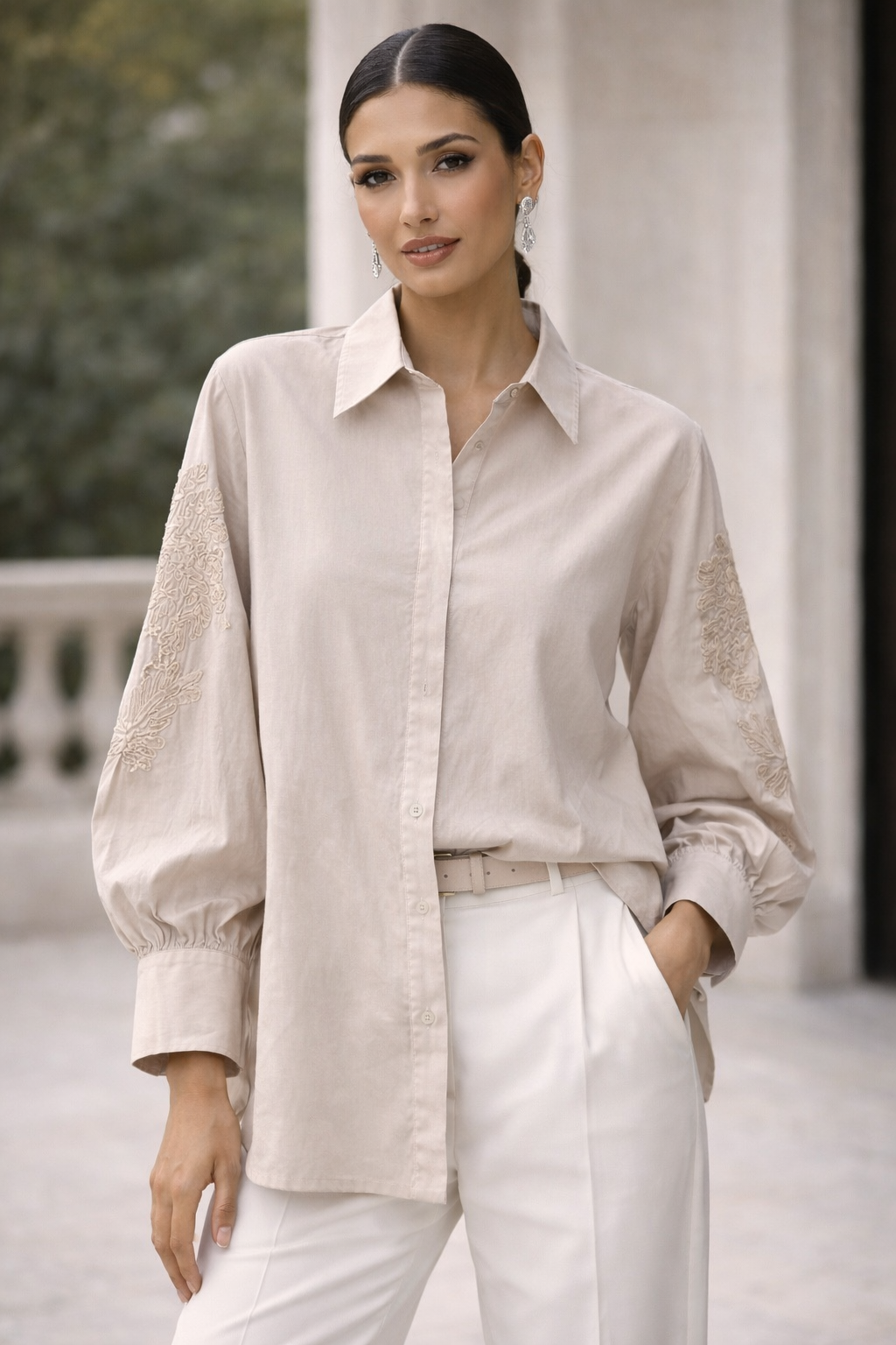 Italian Collection button down Cotton shirt