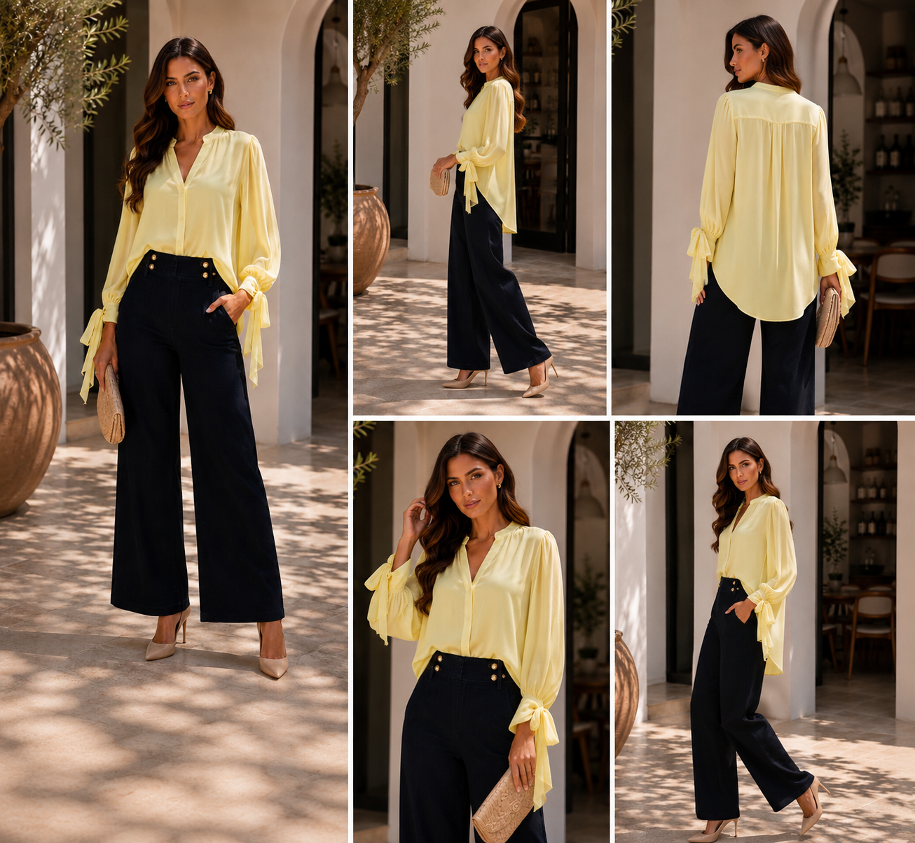 Italian collection Very Elegant Button-Up Blouse