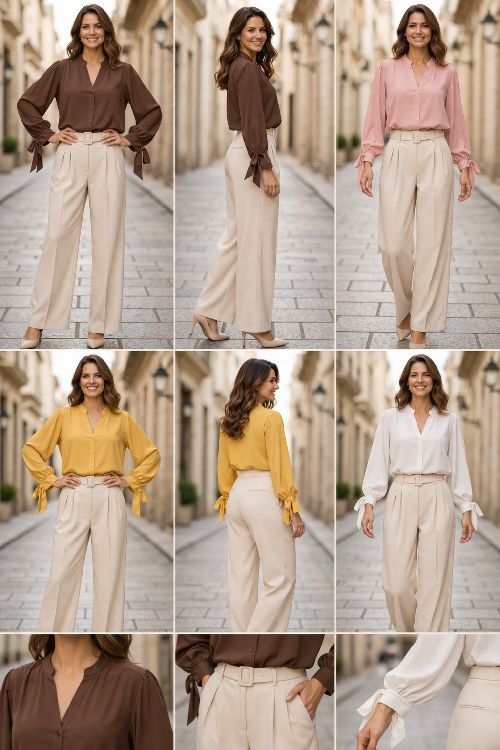 Very Elegant Button-Up Blouse