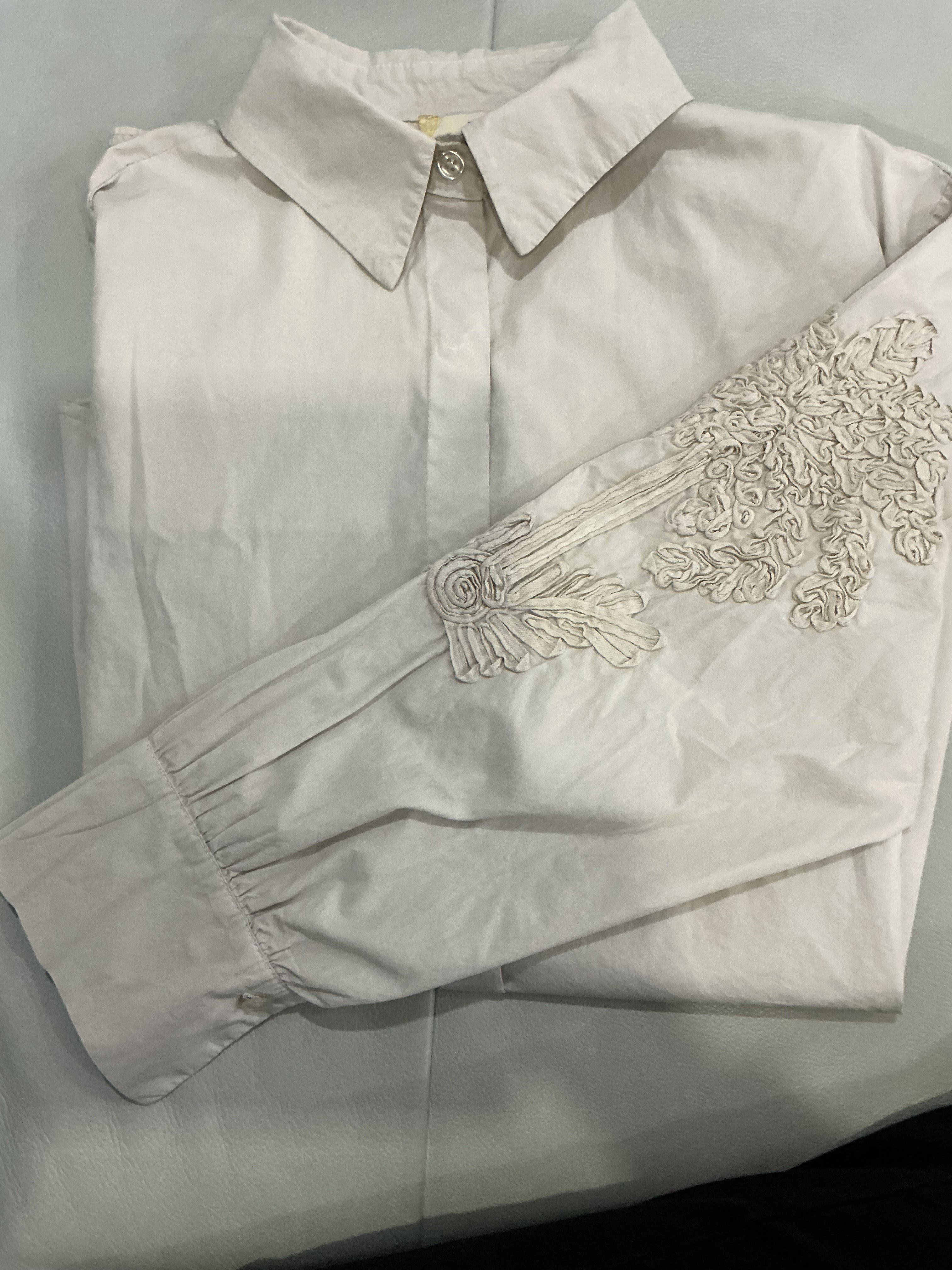 Cotton set shirt and pants very chic