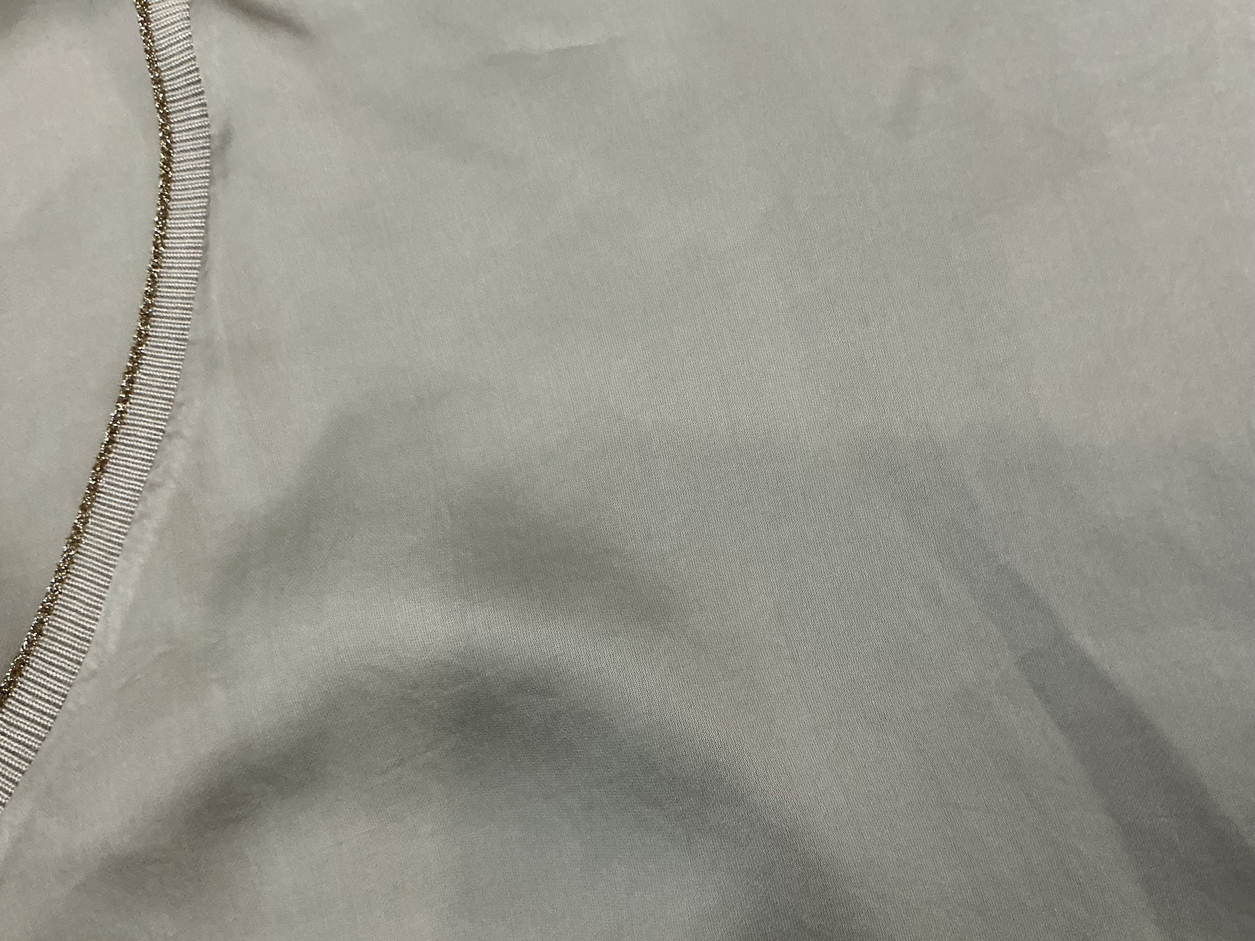 SATIN BLOUSE LUREX NECK