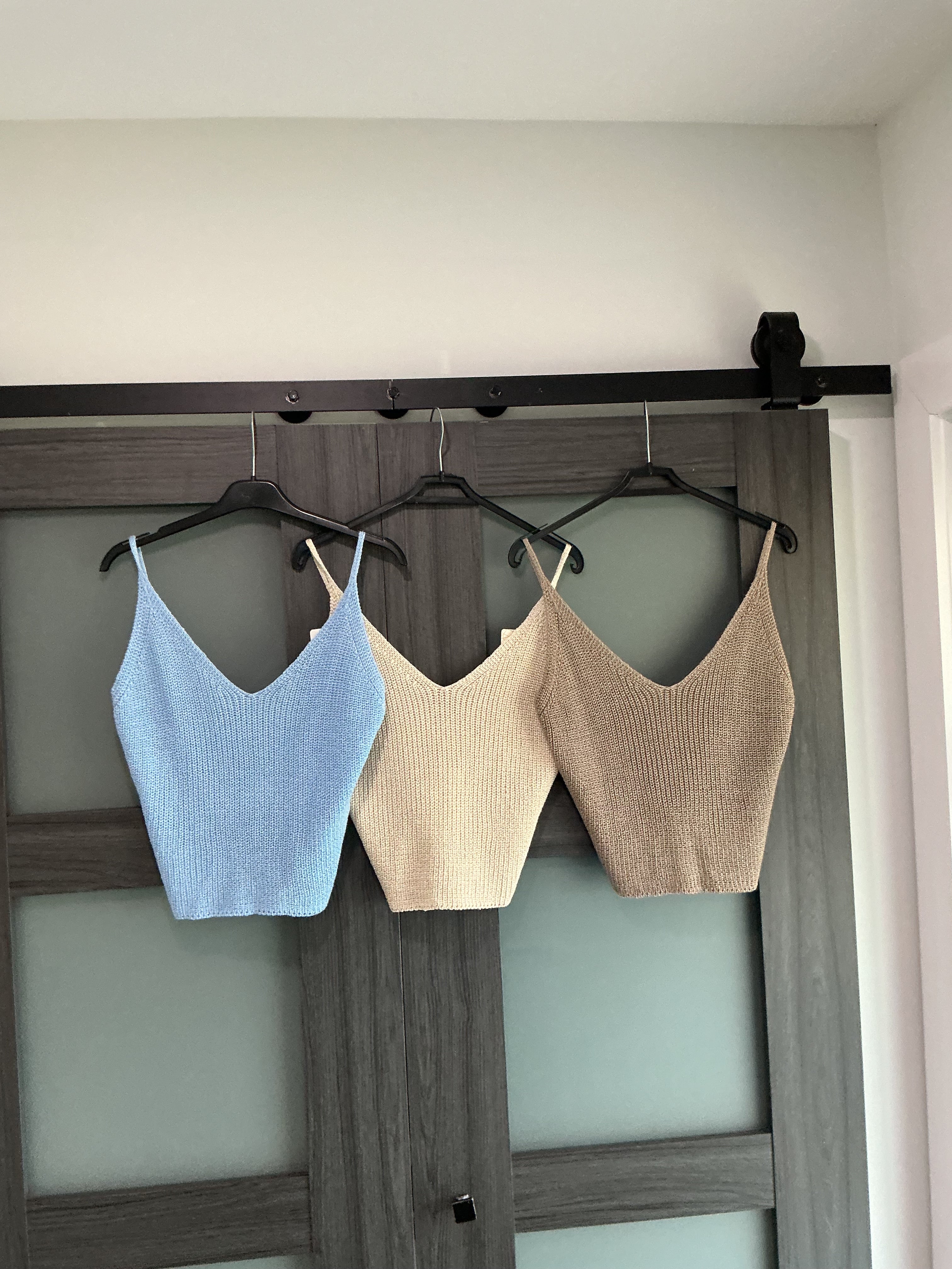 Italian Designs Ribbed Knit Crop Top