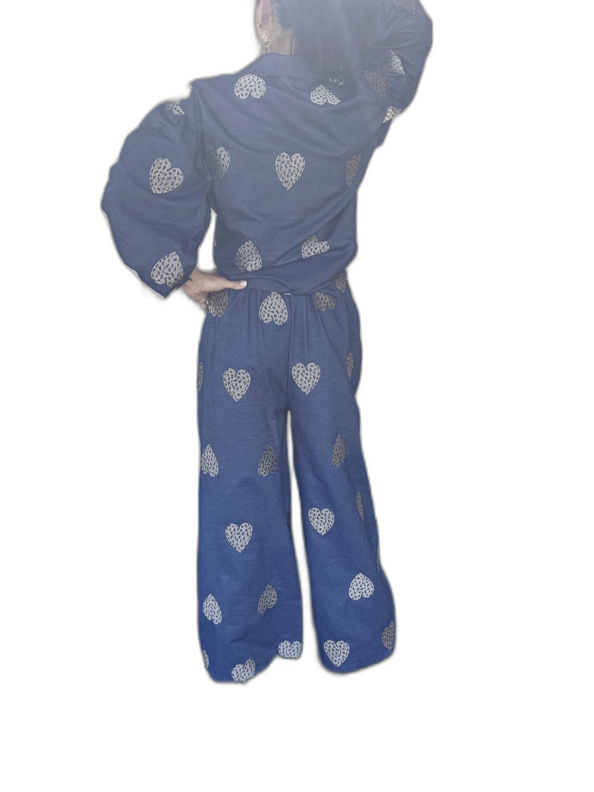 Italian Cotton Two-Piece Button Down Set