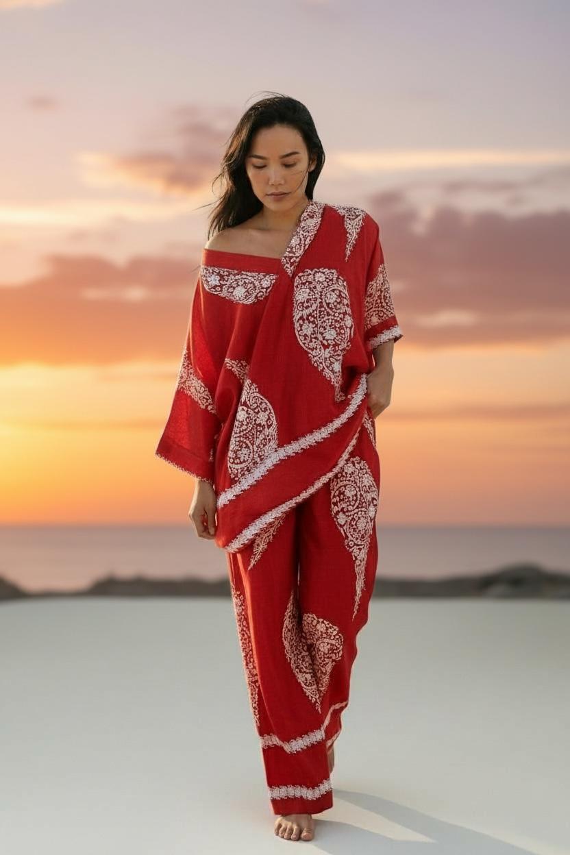 Italian collection wide leg set