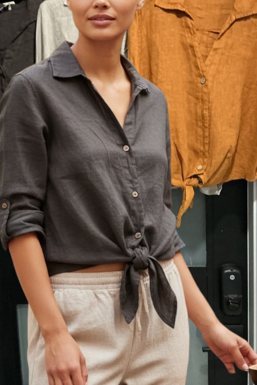 LINEN BLOUSE nudo manufacture in Italy