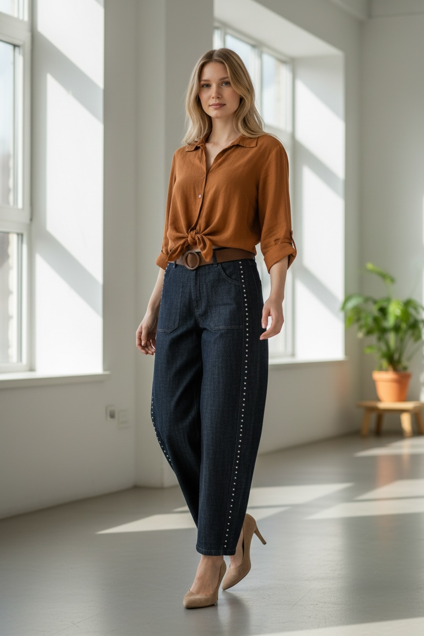 Italian collection Linen blouse