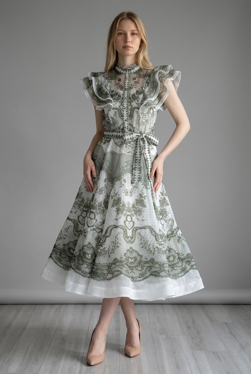 Elegant modern skirt and top set
