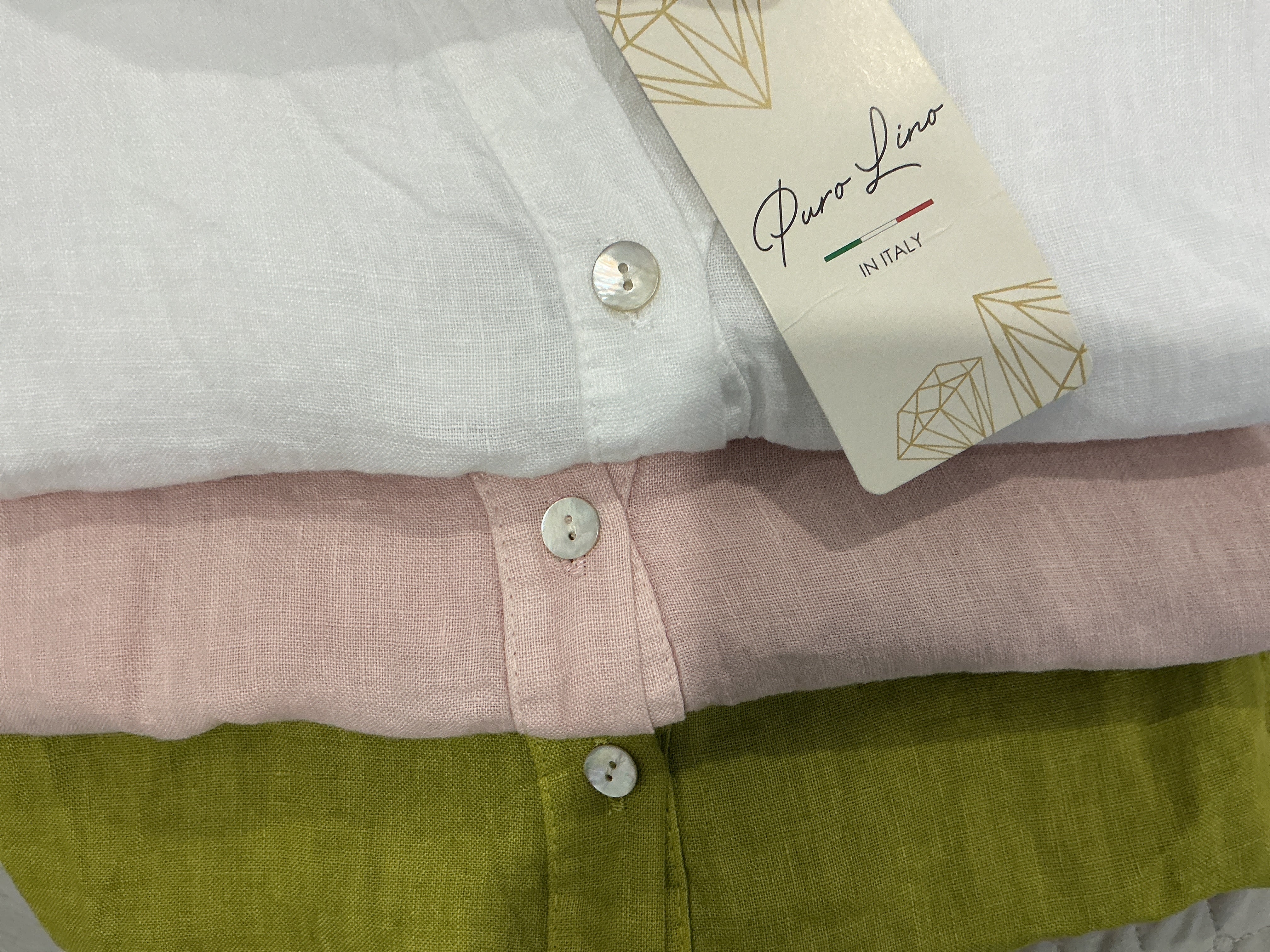 Italian Design Linen Top for Women