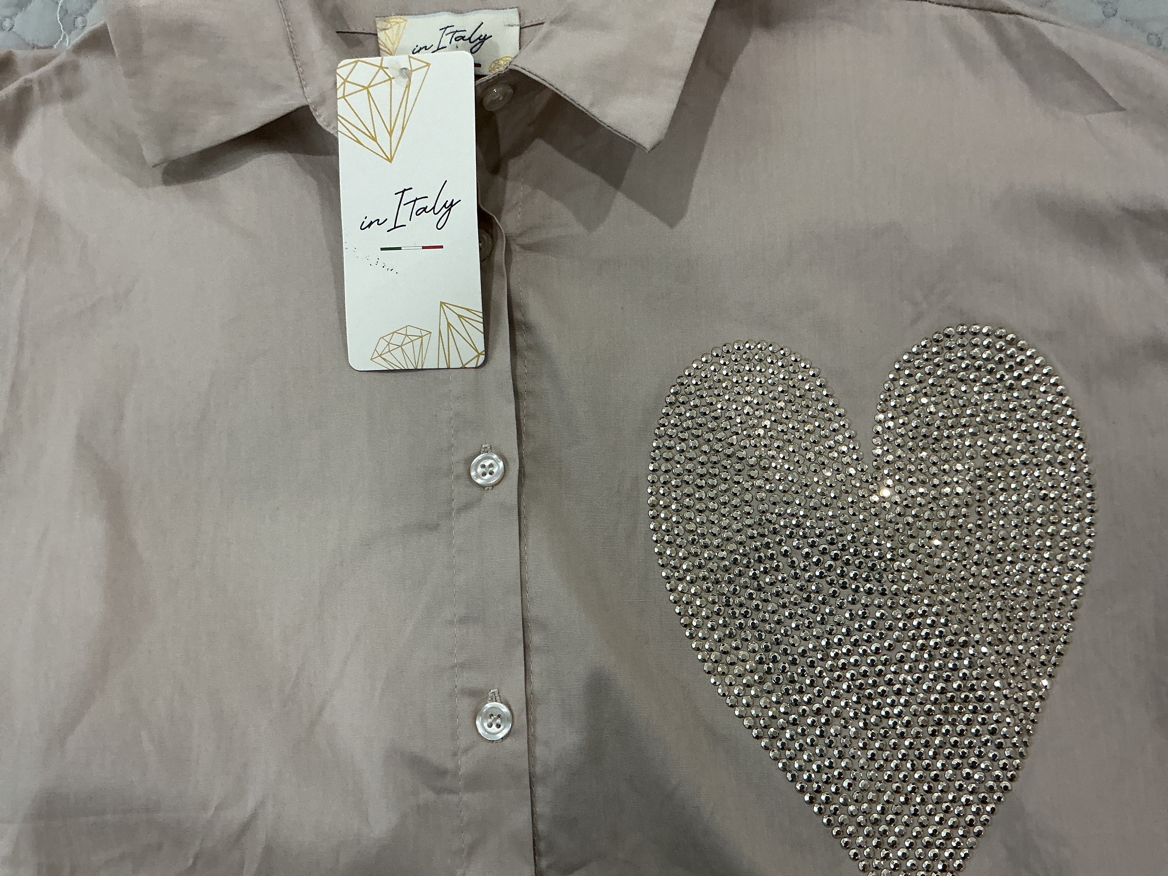 Italian Collection Loose Fit Heart Top